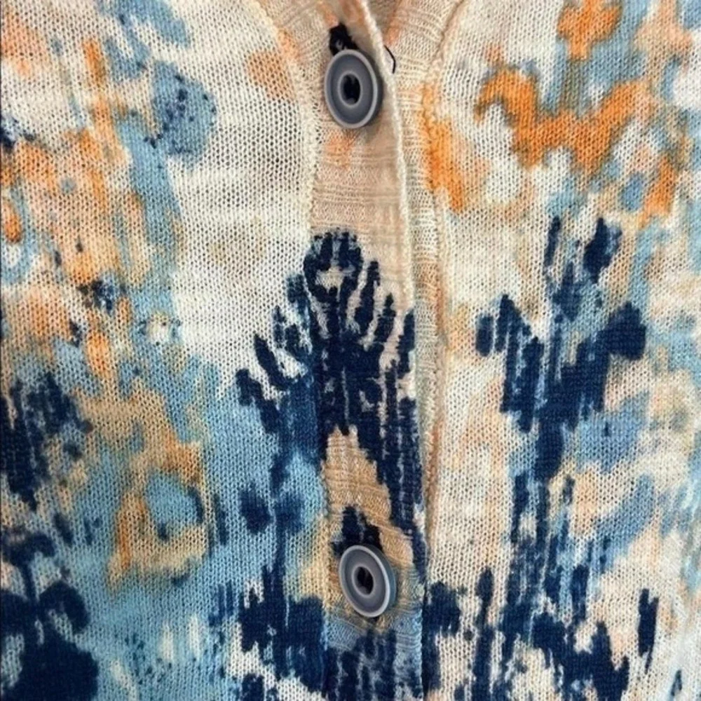 Canyon Retreat‎ Women's Ikat Print Cardigan Size 1X - Picture 5 of 7